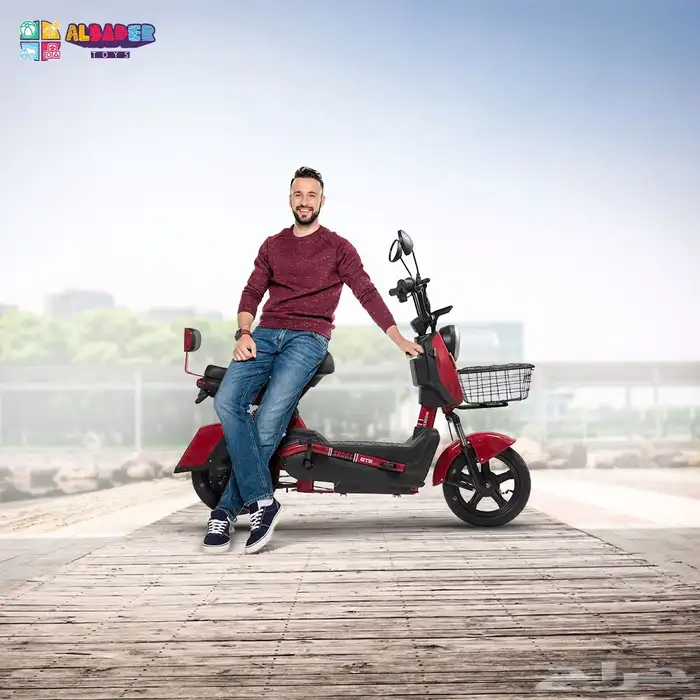 دباب كهربائي بالحجم الكبير - سكوتر كهربائي ب4 بطاريات (48V) 20