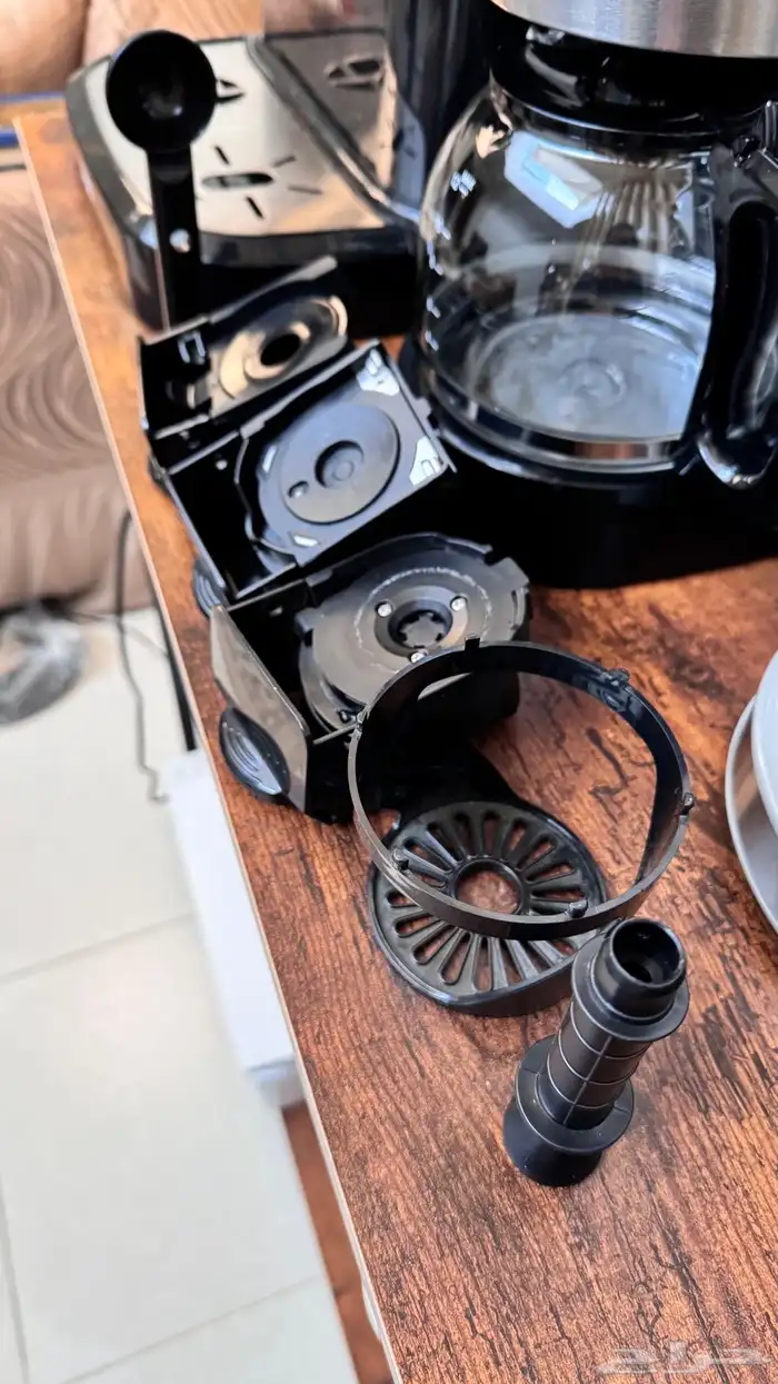 صانع قهوة اكسبير كبسولات نوعين وبن مطحون مع مطحنة بن مدمجة 3