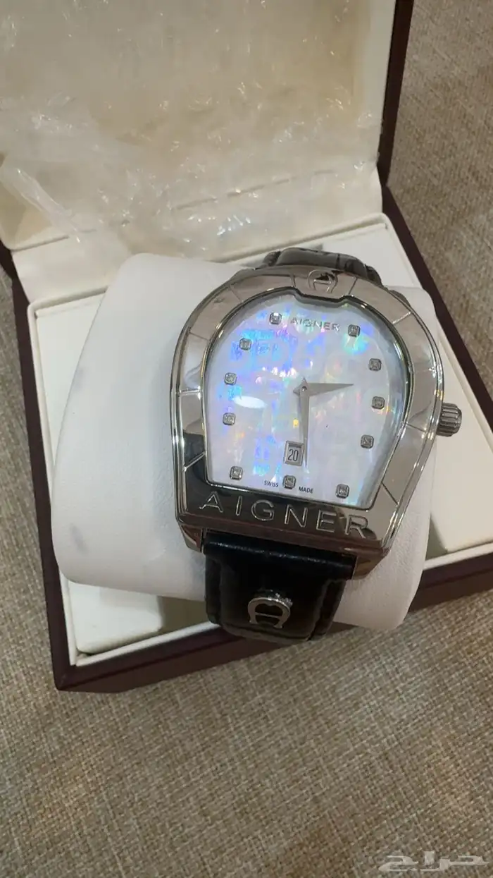 ساعه رجاليه ماركه اقنر الاصليه 1