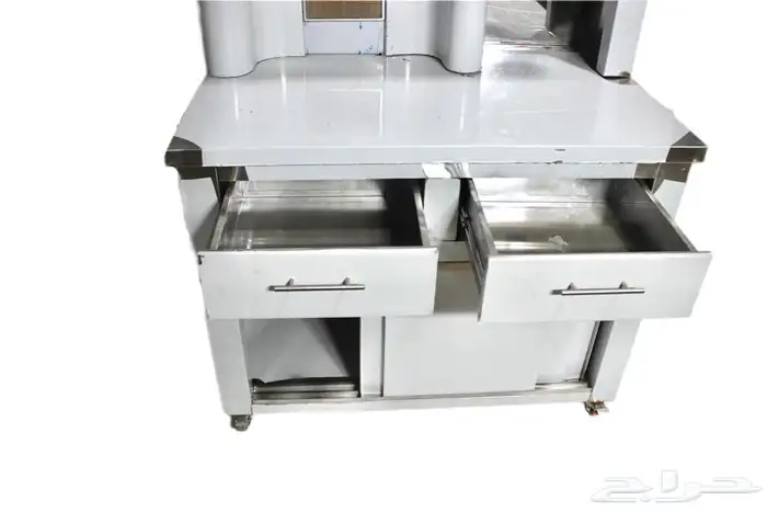 مكينة شاورما سوري مكينة شاورما غاز استيل معدات بوفية ستانلس 4