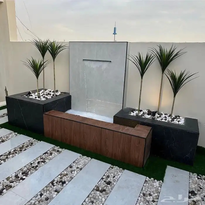 شلالات معا احوض زرع صناعي وطبيعي 0
