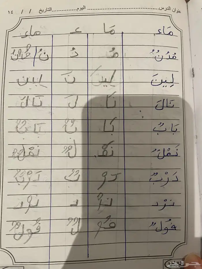معلمة انجليزي و تأسيس و متابعة 5