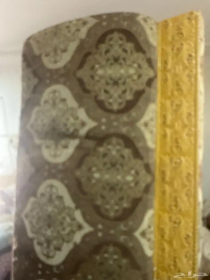 مساند ظهر ارضيه طولها 15 متر شبه جديده ديكور مغربي 0