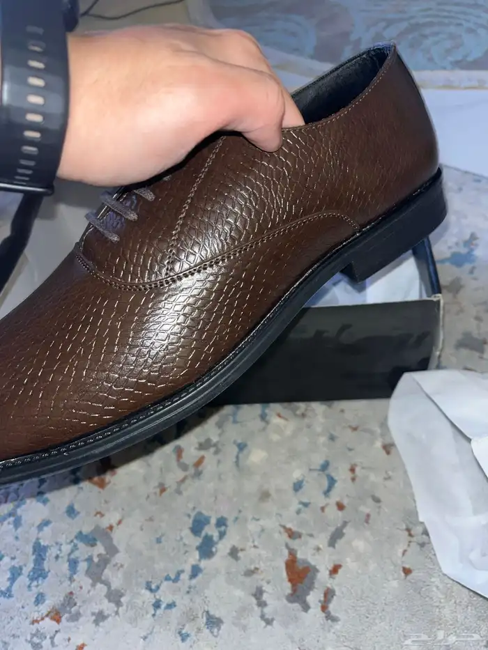 حذاء رسمي جديد بني formal brown shoes new 9