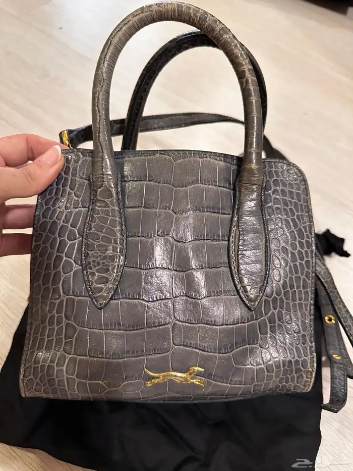 شنطة رمادية ماركة اسبانيه 0