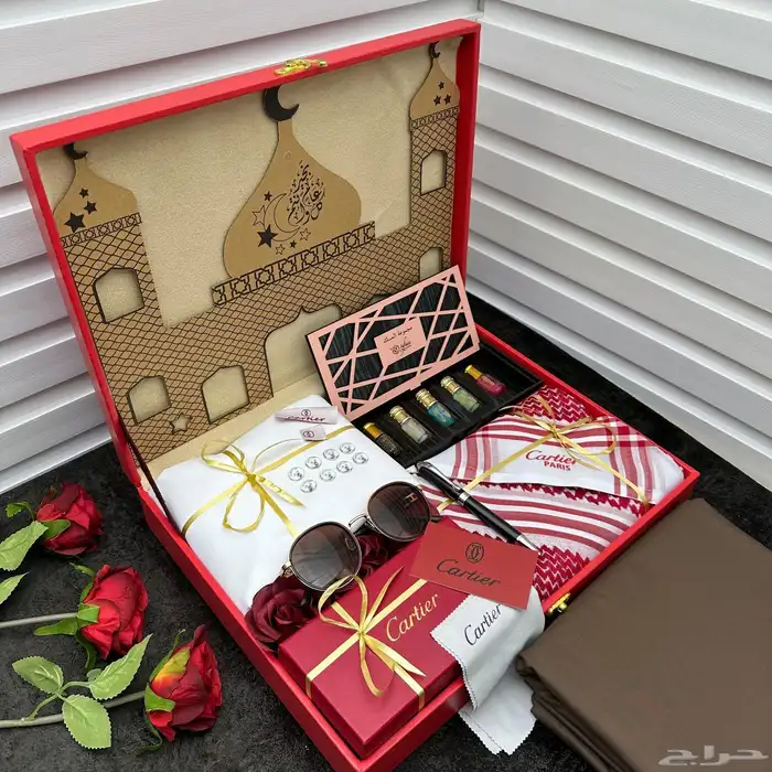 أطقم رجاليه كارتير أشمغه نظارات اهدي البوكس من تحب 5