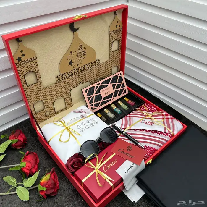 أطقم رجاليه كارتير أشمغه نظارات اهدي البوكس من تحب 0