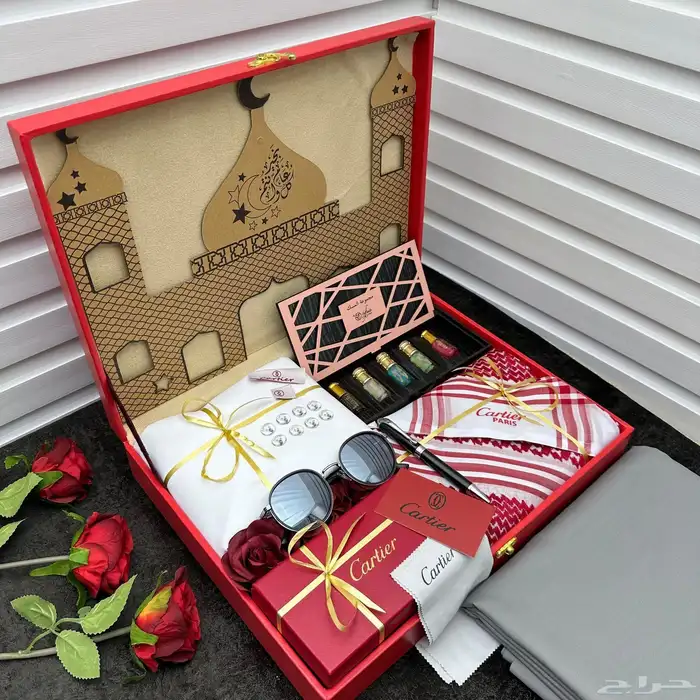 أطقم رجاليه كارتير أشمغه نظارات اهدي البوكس من تحب 3