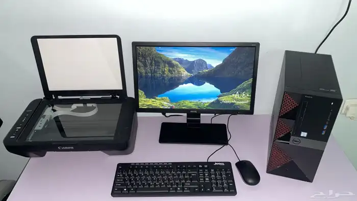 جهاز كمبيوتر شاشه طابعه 0