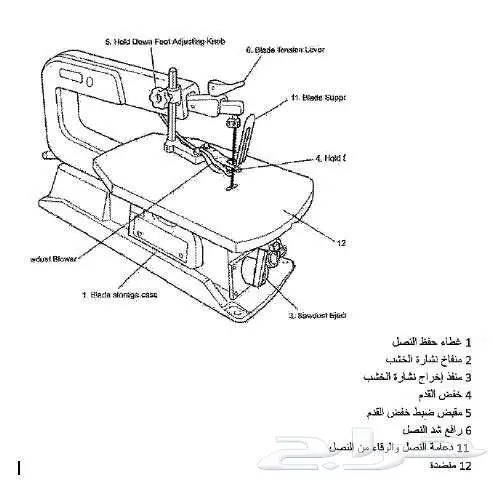 منشار ماكيتا للحرفيين وهواة الاعمال اليدويه 3
