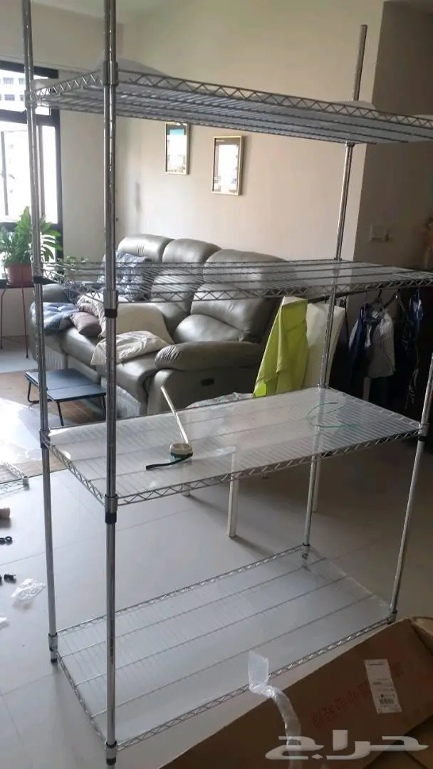 أرفف كروم منزلية شديدة الصلابة .. استاند رفوف كروم 3