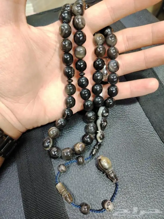 سبحة قرن الثور طبيعي فاخر ومميز 1