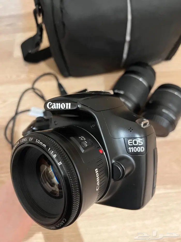 كاميرا كانون EOS 1100D مع 3 عدسات 1