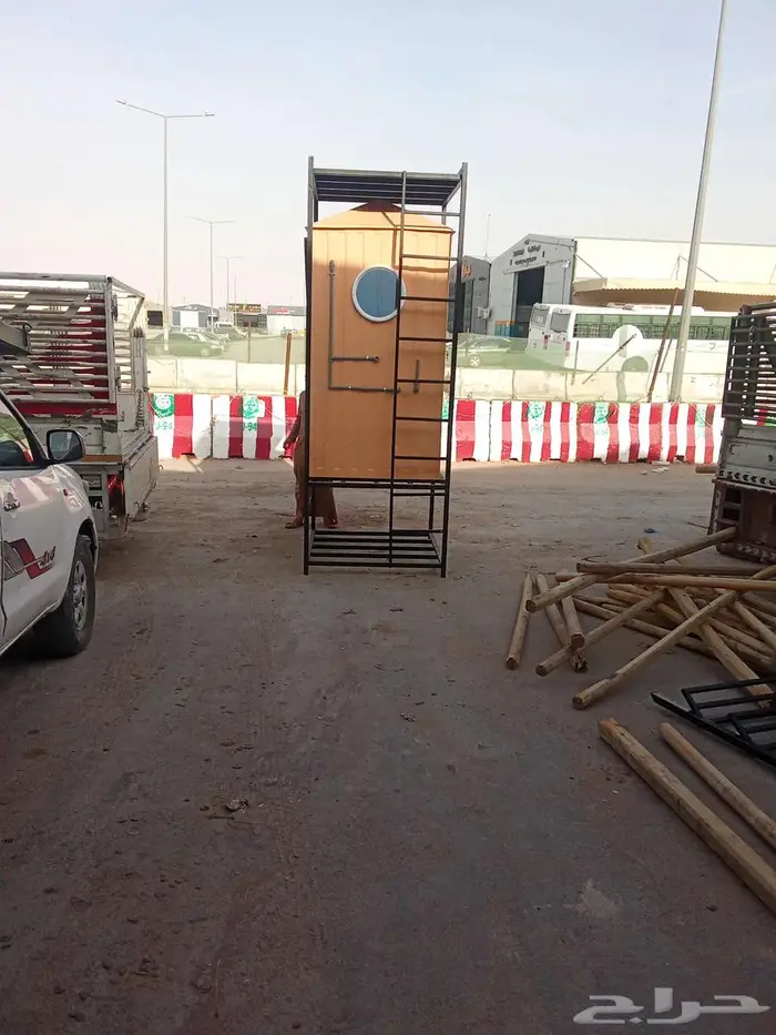 حمامات فيبر عربي وفرنجي سهل تنقل ضمان 5سنوات 10
