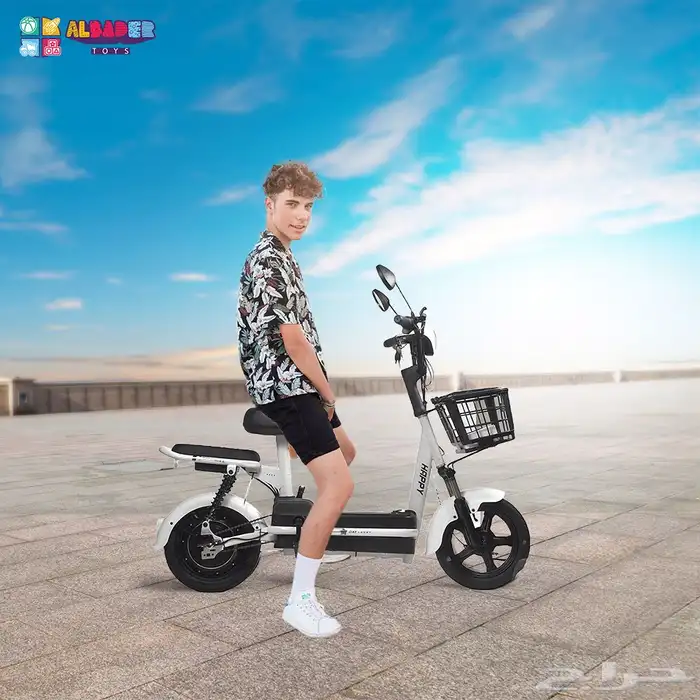 دباب كهربائي ب4 بطاريات بقوة 48 فولت - سكوتر كهربائي مميز 13