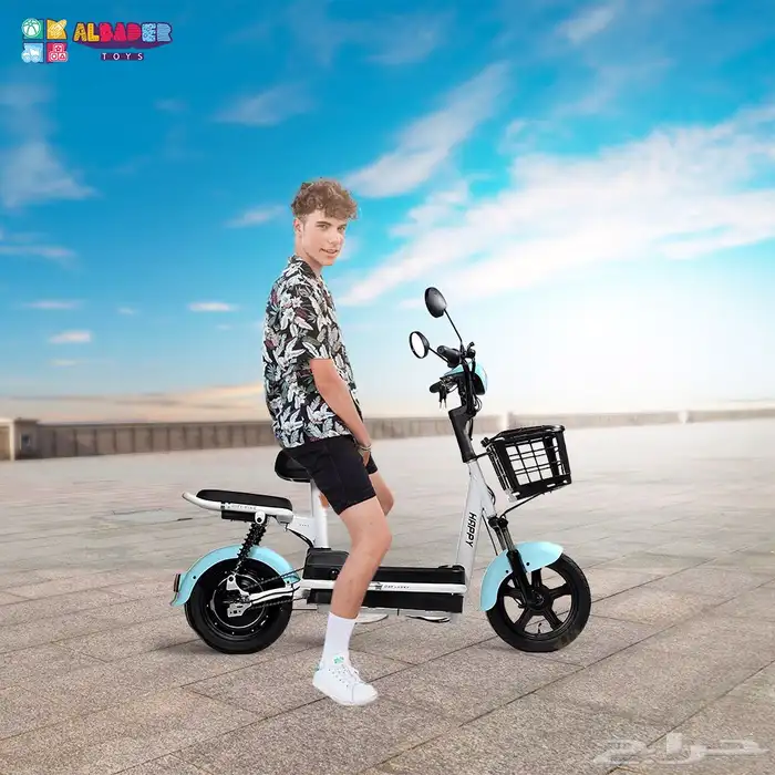 دباب كهربائي ب4 بطاريات بقوة 48 فولت - سكوتر كهربائي مميز 6