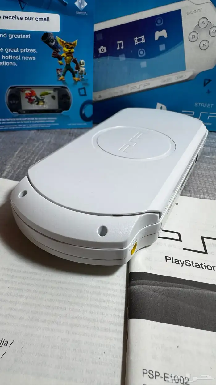 جهاز سوني PSP E1002 - STREET بكرتونه أصلي مع 5 أشرطة أصلية 3