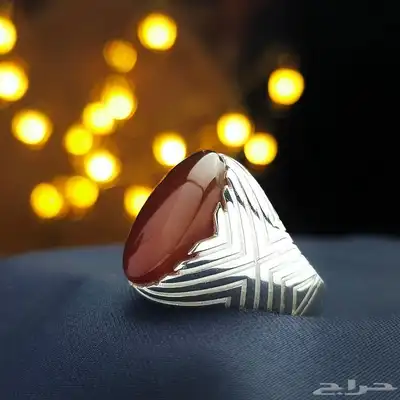 خواتم رجالي عقيق يمني 19