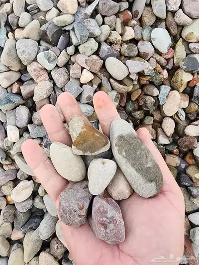 حجر زينه نهري طبيعي صغير وكبير 4