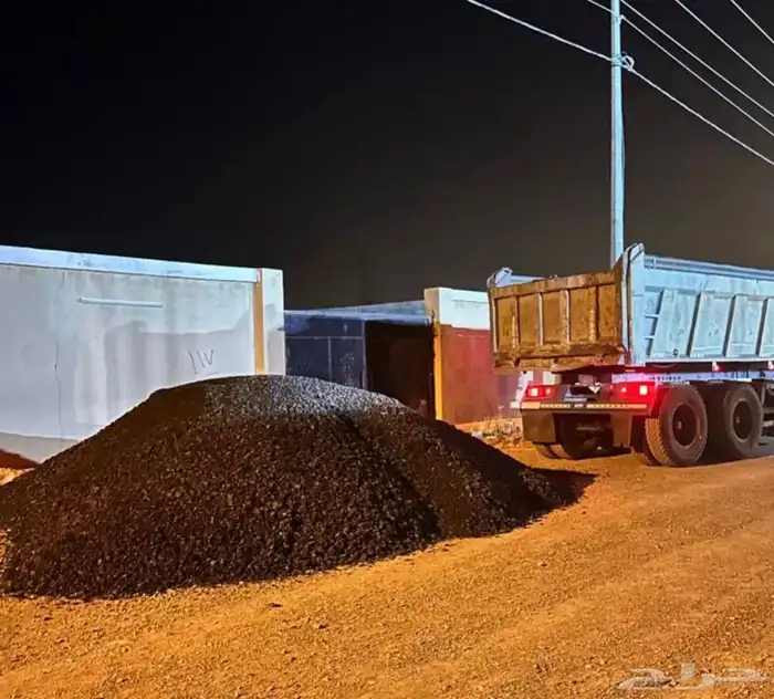 قلابات توريد رمل دفان ومساح وازفلت مقشور مبشور بيسكورس حجر 7