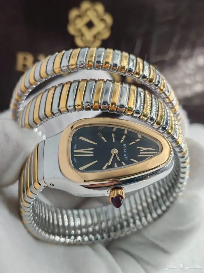 ساعة بلغاري نسائي موديل الثعبان 11