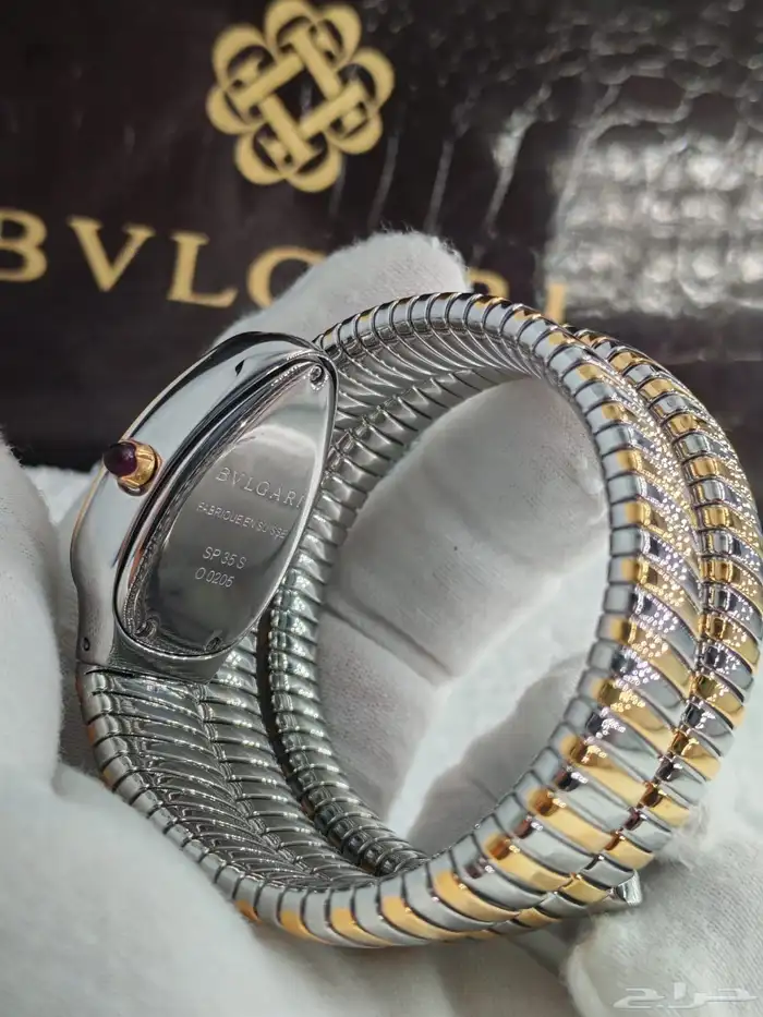 ساعة بلغاري نسائي موديل الثعبان 6