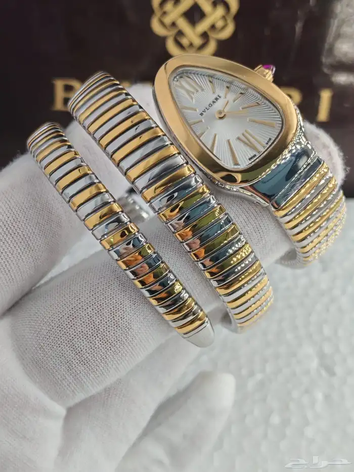 ساعة بلغاري نسائي موديل الثعبان 5