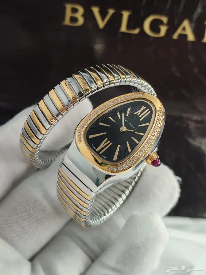 ساعة بلغاري نسائي موديل الثعبان 22