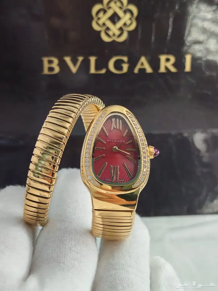 ساعة بلغاري نسائي موديل الثعبان 23