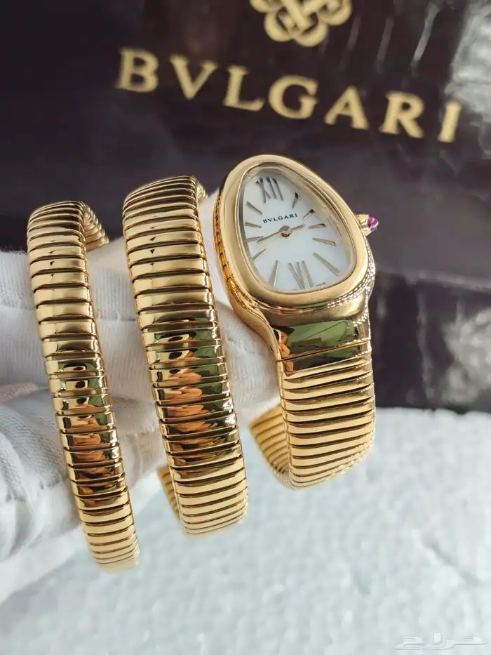 ساعة بلغاري نسائي موديل الثعبان 3