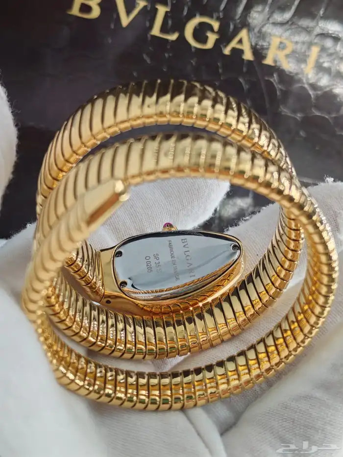 ساعة بلغاري نسائي موديل الثعبان 1