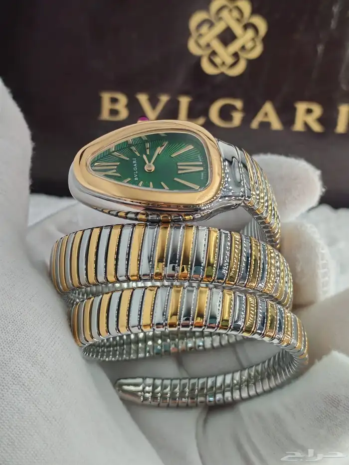 ساعة بلغاري نسائي موديل الثعبان 7