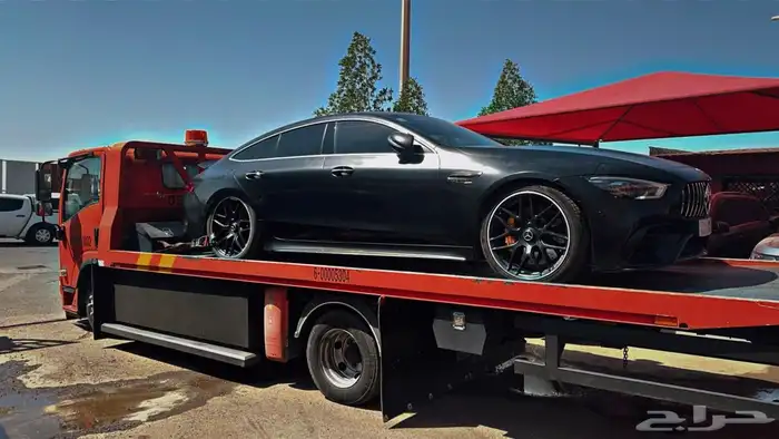 سطحه مكه هيدروليك لنقل السيارات والدراجات وعربات الفود ترك 1