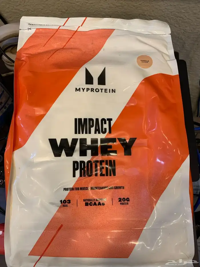 whey protein بروتين نادي بالفانيلا من شركة my protein 0