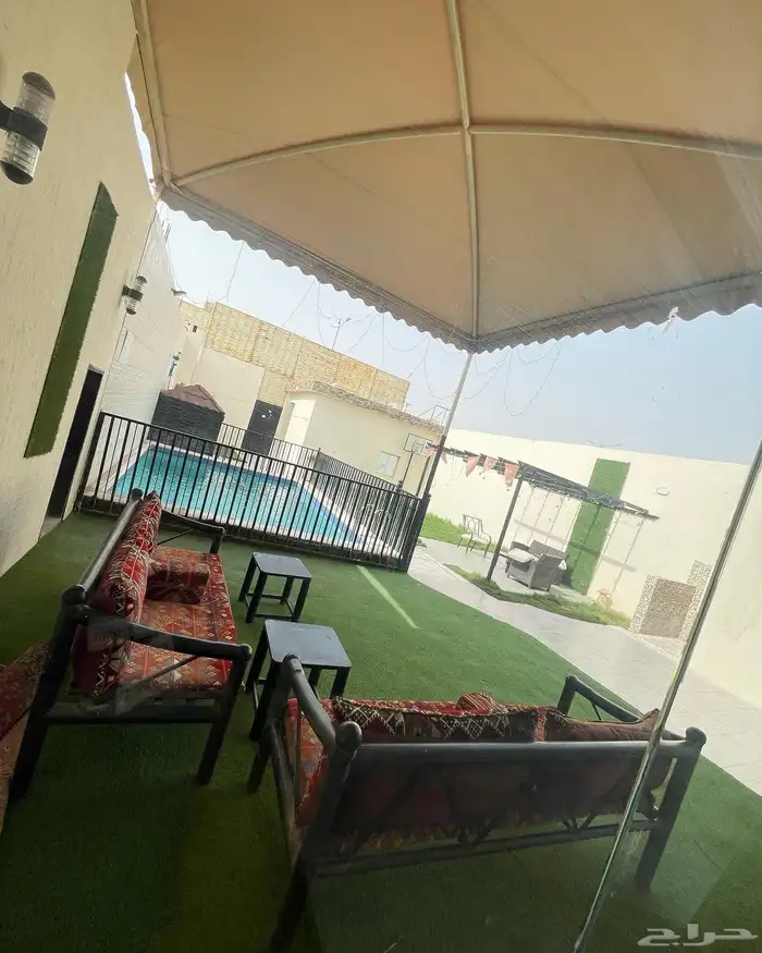 شاليه ايجار بحي نمار بالساعه المسبح 0