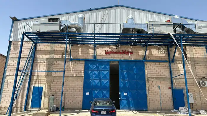 مكيف بكج 20طن شبه جديد استكات تركيب الدكت وتفصيل اسعارنا غير 9