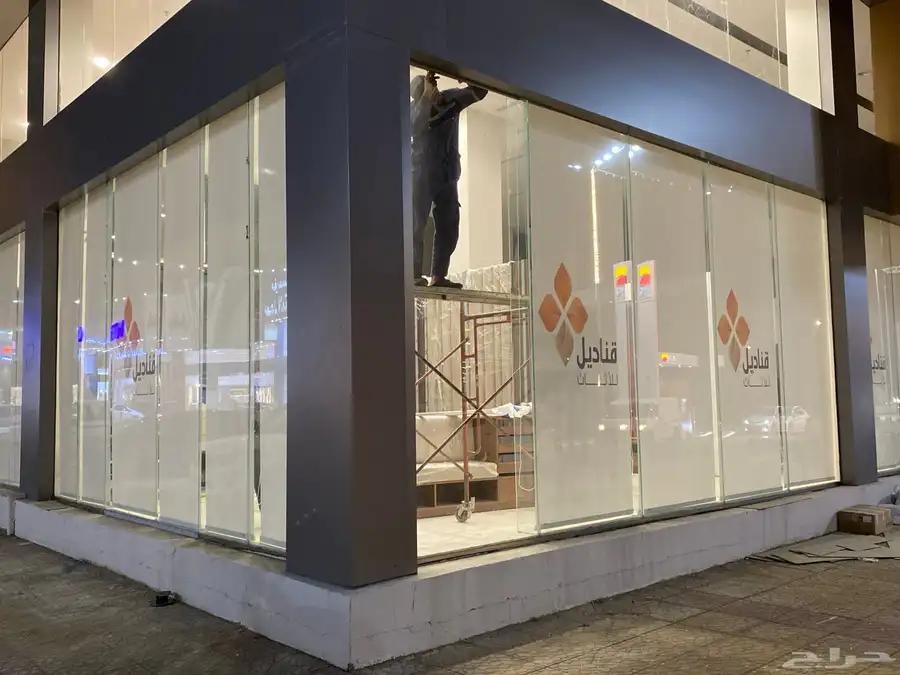 ستائر نوافذ شرائح ستاير رول بلاك اوت وجهات مراكز تجارية 12