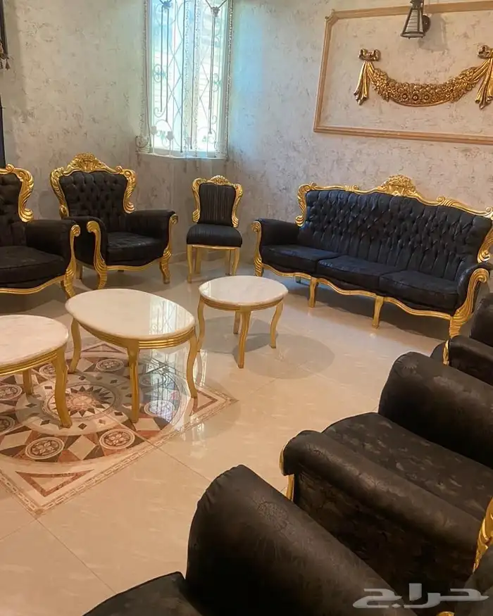 طقمين كنب للبيع خشب زان مصري   خشب تركي 0