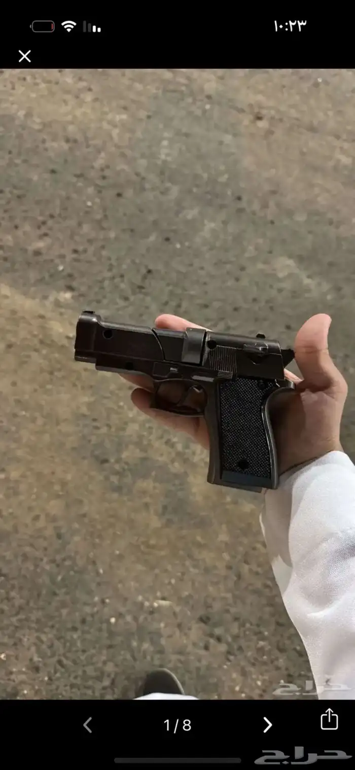 مسدس لعبه حديد جلوك 3