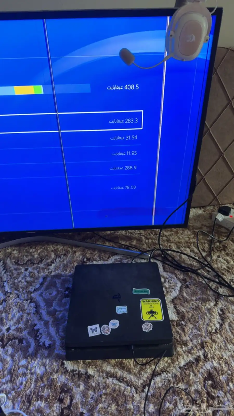 سوني 4 شبه جديد 0