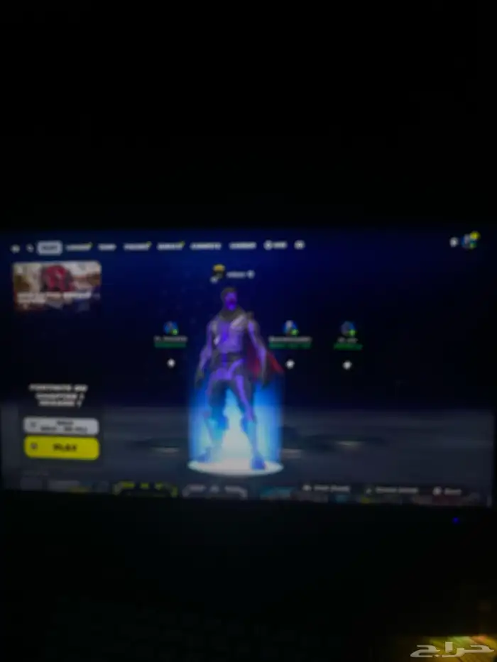 حساب فورت نايت نادر سكلتون البنفسجي 8