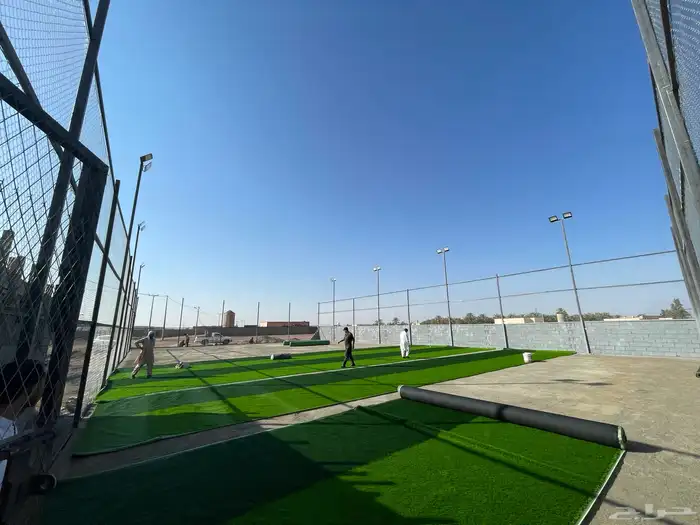 انشاء ملاعب انجيلة صناعية 1