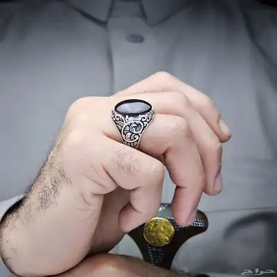 خواتم عقيق يمني رجالي 17
