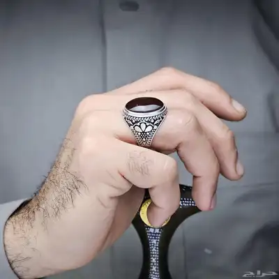 خواتم عقيق يمني رجالي 11