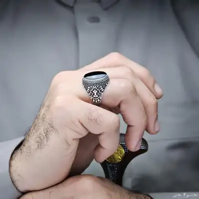 خواتم عقيق يمني رجالي 2
