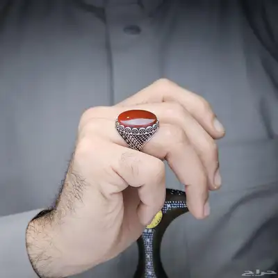خواتم عقيق يمني رجالي 10