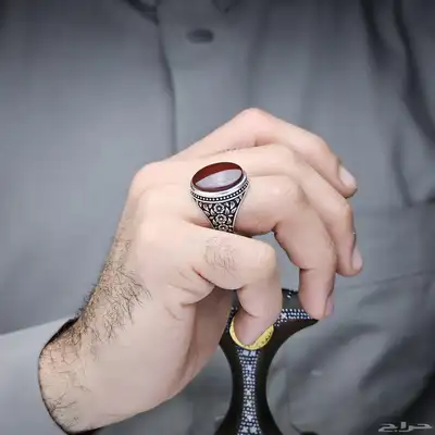 خواتم عقيق يمني رجالي 21