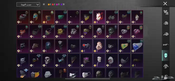 حساب ببجي 19