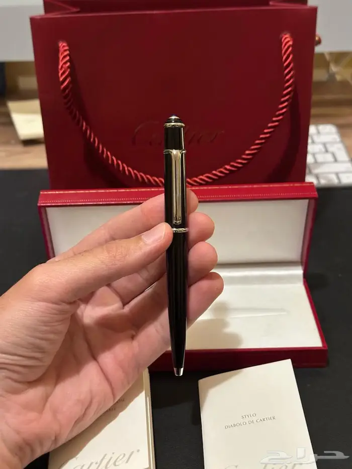 (تم البيع) قلم كارتير ديابلو جاف Cartier Diabolo Ballpoint 0
