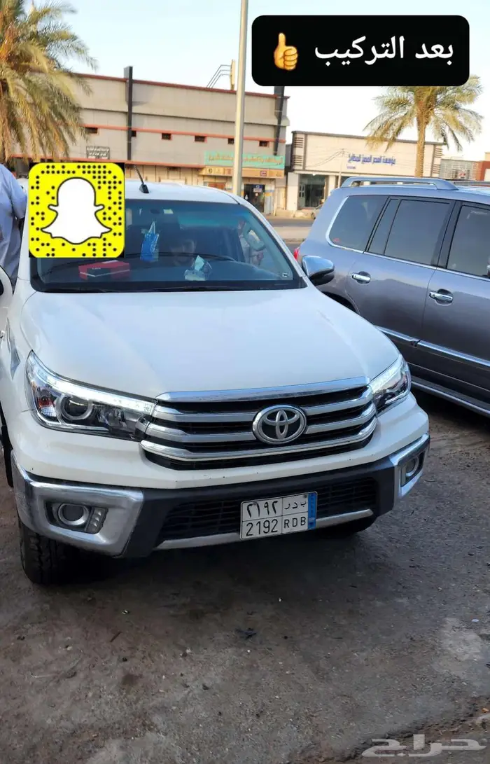 خطوط هايلوكس 25 - فيبر حوض - مثبت سرعة 18